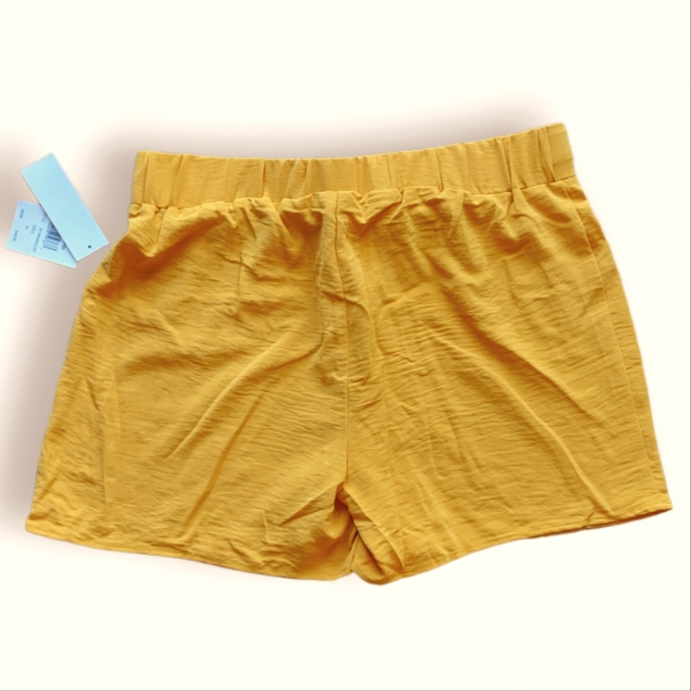 NWT Retrology Woman's Gold Shorts Size M - Picture 2 of 5